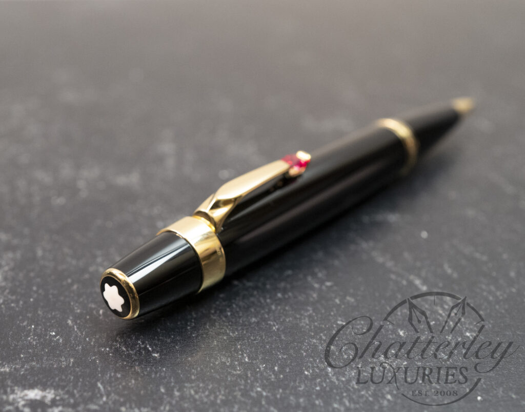 Montblanc Bohème Rouge Black Resin Mechanical Pencil