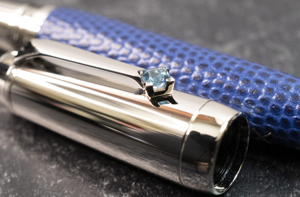 Montblanc Bohème Jewels Blue Topaz with Blue Topaz Stone Rollerball Pen