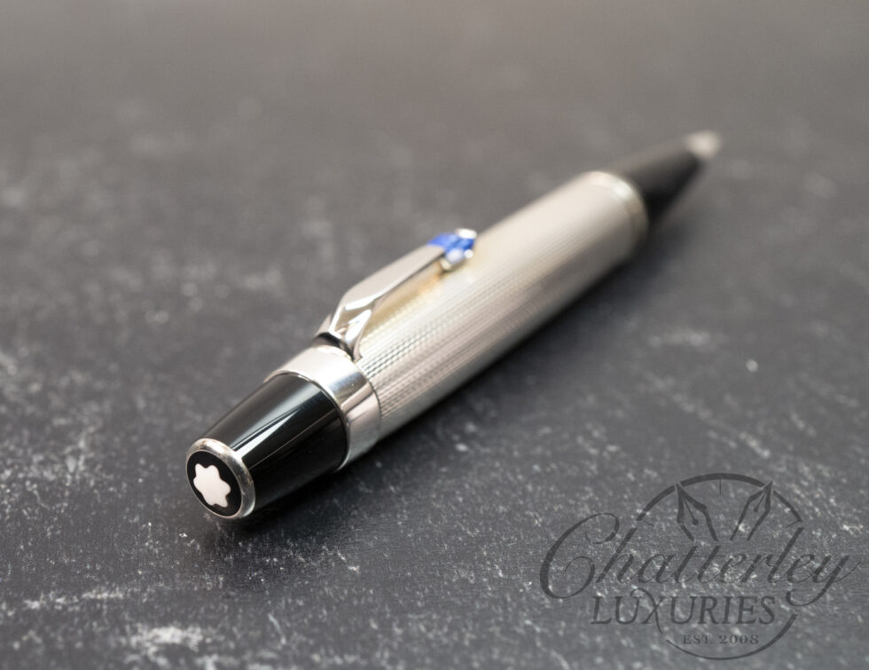 Montblanc Bohème Barleycorn Sterling Silver with Blue Sapphire Stone Mechanical Pencil