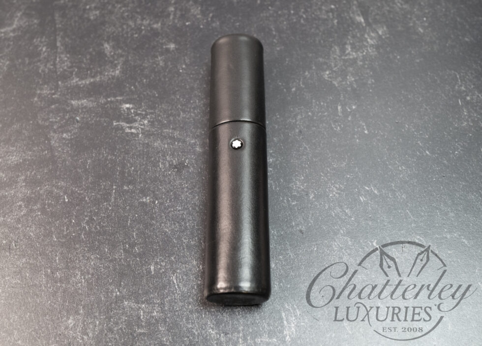 Montblanc Meisterstück Black Leather Tubular 1 Pen Pouch